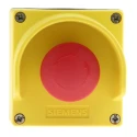 Siemens SIRIUS ACT 3SU18 Series Twist Release Emergency Stop Push Button, Surface Mount, 2 NC 3SU1801-0NB00-2AC2