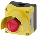 Siemens SIRIUS ACT 3SU18 Series Twist Release Emergency Stop Push Button, Surface Mount, 2 NC 3SU1801-0NB00-2AC2