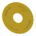 Siemens Round Backing Plate Accessory for Emergency Stop Mushroom Push Button 3SU1900-0BC31-0NB0