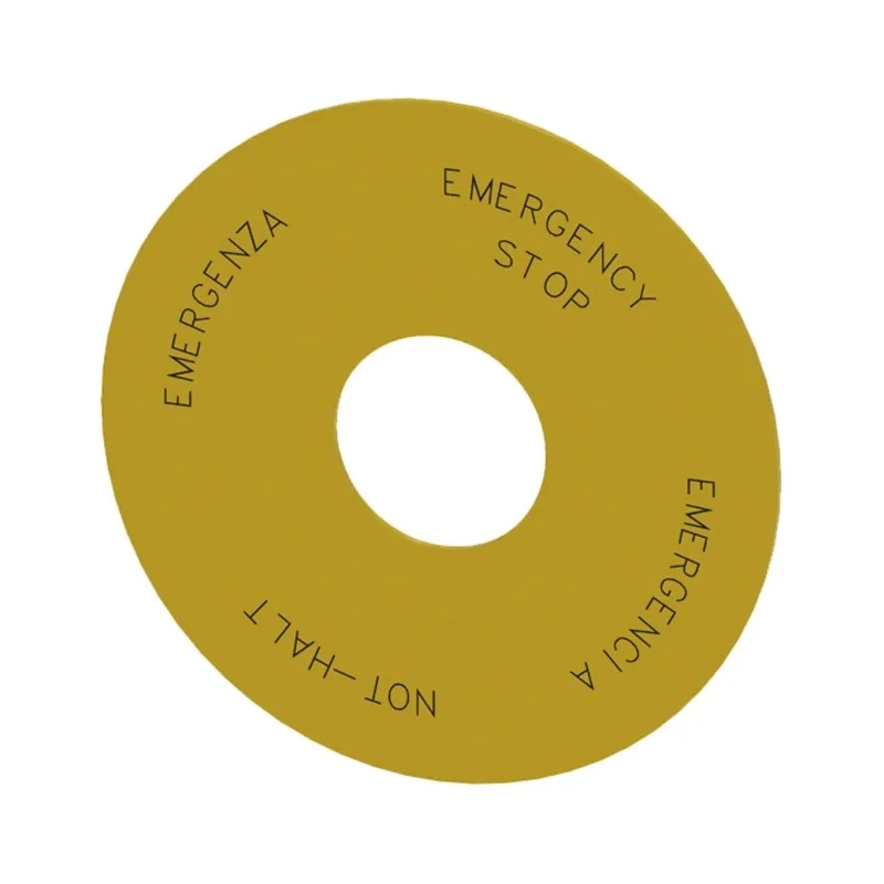 Siemens Round Backing Plate Accessory for Emergency Stop Mushroom Push Button 3SU1900-0BC31-0NB0