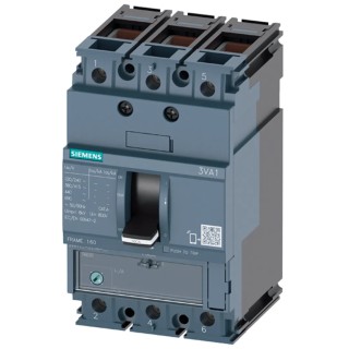 Siemens SENTRON Molded Case Circuit Breaker 3-Pole 80A 25kA Breaking Capacity Fixed 3VA1180-3EE36-0AA0