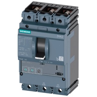 Siemens SENTRON 3VA Molded Case Circuit Breaker 3-Pole 100A 55kA Breaking Capacity Fixed Mount 3VA2110-5HL36-0AA0
