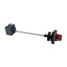 Siemens Red Yellow Rotary Handle Accessory for 3VA1 100/160 Series SENTRON, Length 401 mm 3VA9157-0FK25
