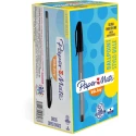 Paper Mate Ink Pen Black Ball Point, 1 mm Tip Size S0957120