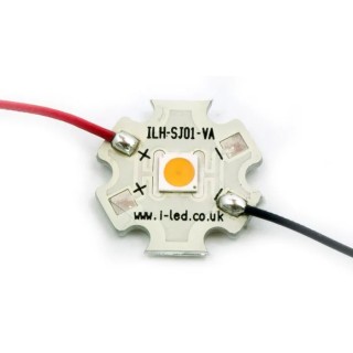 Intelligent LED Solutions Stanley 1N PowerStar LED Array Purplish Pink 4100K 3V 2.25W ILH-SL01-PUPK-SC201-WIR200.