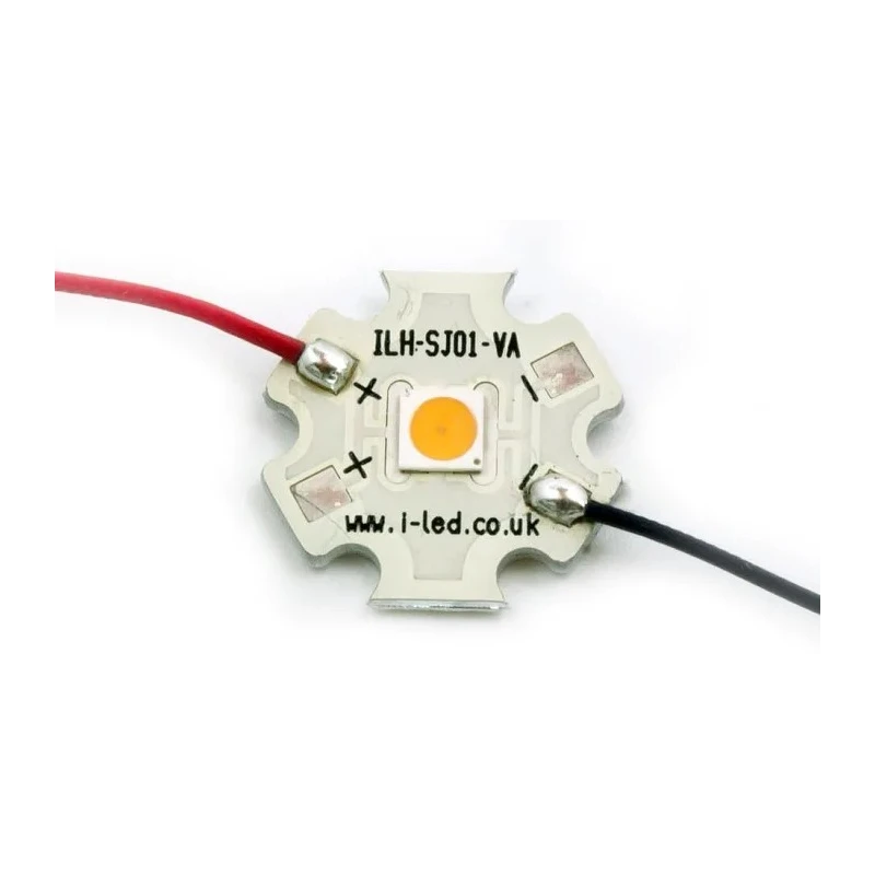 Intelligent LED Solutions Stanley 1N PowerStar LED Array Purplish Pink 4100K 3V 2.25W ILH-SL01-PUPK-SC201-WIR200.