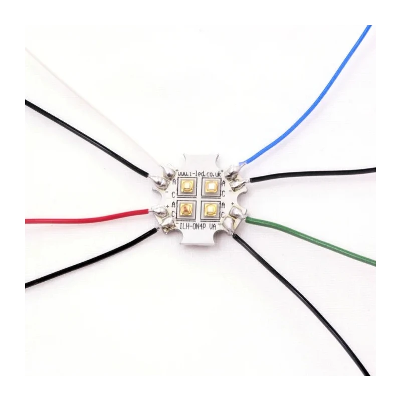 Intelligent LED Solutions OSLON SSL 80 PowerStar LED Array 4-LEDs Green Blue Red White ILH-ON04-RGBW-PC211-WIR200.
