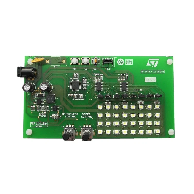 STMicroelectronics High Brightness LED Array Driver Evaluation Board STEVAL-ILL062V1