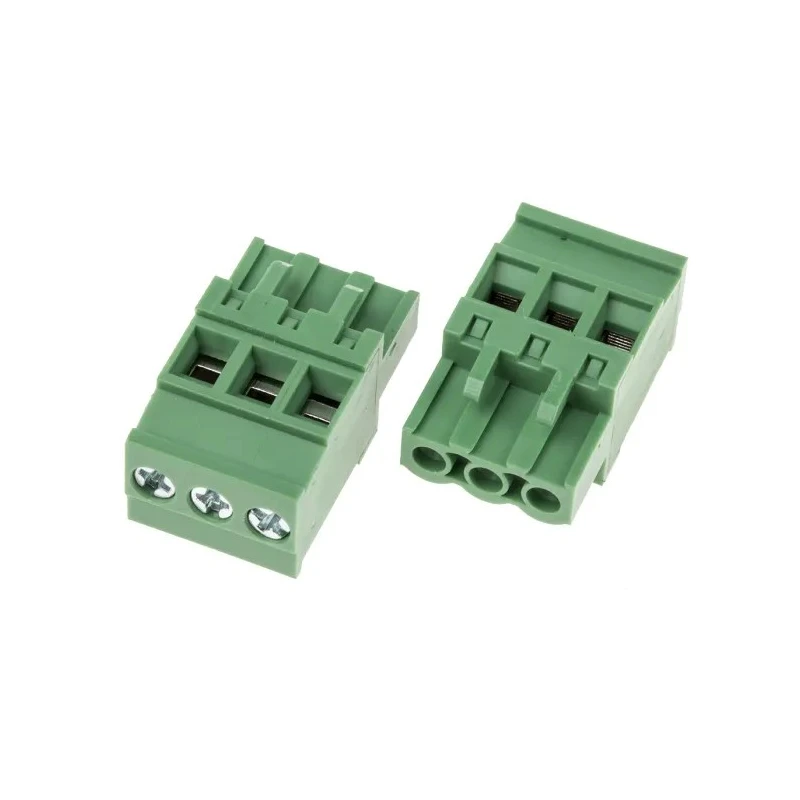 RS PRO Pluggable Terminal Block, 3-Contact, 5 mm Pitch, 1 Row, 15A Current, Polyamide Housing, Screw Connection 874-4777