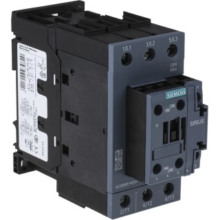 Siemens Size S2, 3RT2 Contactor, 230V AC Coil, 3-Pole, 50A, 22 kW 3RT2036-1AP00