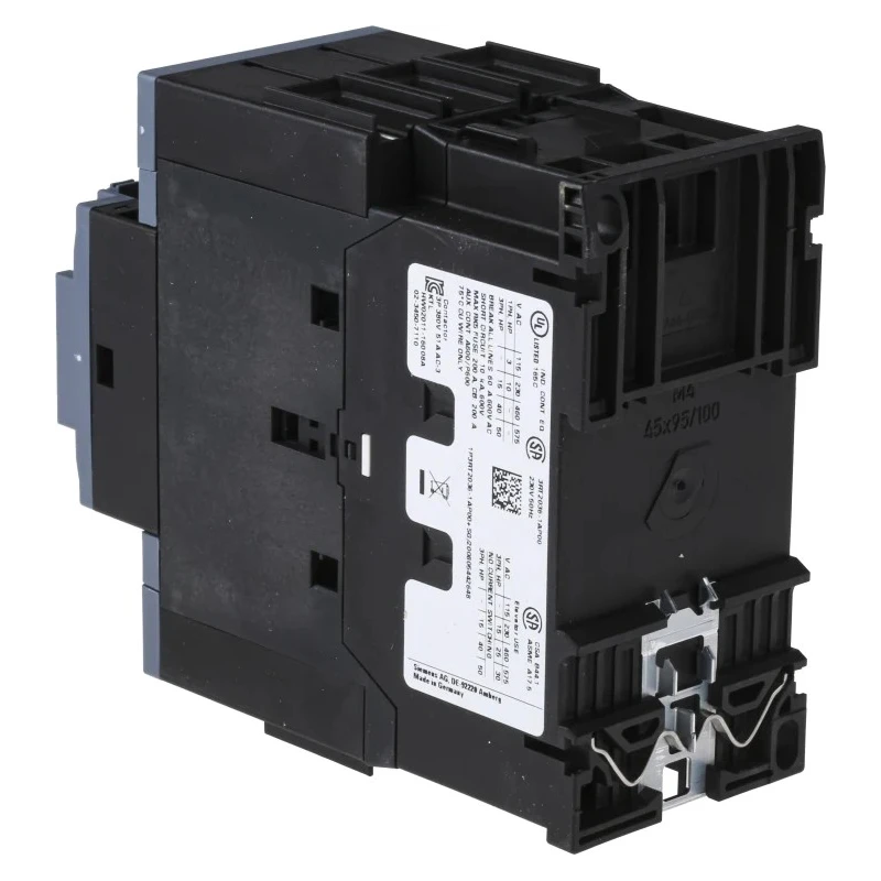 Siemens Size S2, 3RT2 Contactor, 230V AC Coil, 3-Pole, 50A, 22 kW 3RT2036-1AP00