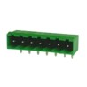 RS PRO Pluggable Terminal Block 7-Contact, 5 mm Pitch, 1 Row, Nylon Housing, 15A, 600V, Right Angle Solder Connector 874-4900