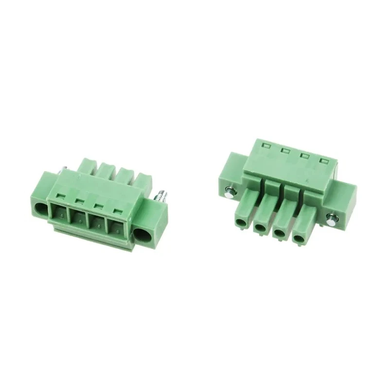 RS PRO Pluggable Terminal Block 4-Contact 3.81 mm Pitch 320 V 14 A Polyamide Housing Male Connector Straight Wire 874-5076