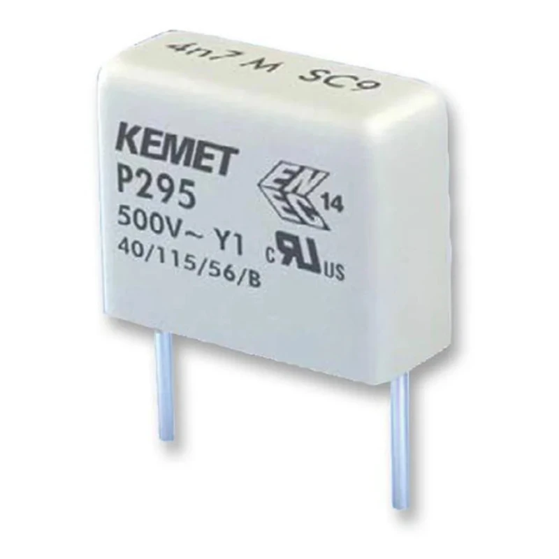 KEMET P295 Paper Capacitor Y1 500V AC 500V DC Through Hole 4.7nF AEC-Q100 Rated P295BQ472M500A