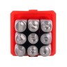RS PRO 3 mm x 9 Piece Engraving Number Punch Set Chrome Vanadium Steel Hardened and Tempered 875-4727