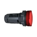 Schneider Electric Panel Mount Red LED Pilot Light Harmony XB5 22 mm Cutout 230-240V AC IP66 Round XB5EVM4