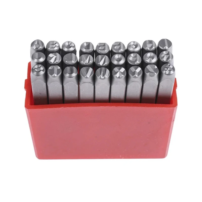 RS Pro 4 mm 27 Piece Engraving Letter Punch Set Chrome Vanadium Steel 875-4733