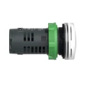 Schneider Electric Panel Mount White LED Pilot Light Harmony XB5 22 mm Cutout 230V AC IP66 XB5EVM1