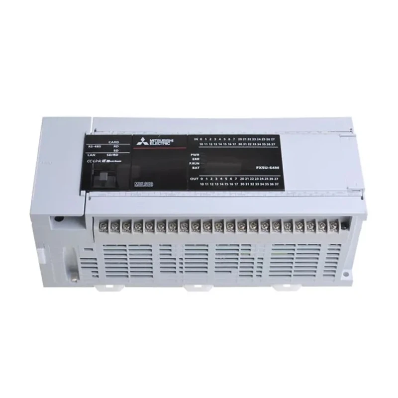 Mitsubishi Electric FX5U Series PLC CPU 32-Input Sink Input 32 Outputs Relay Transistor Output 