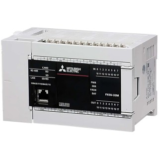 RS PRO Series PLC CPU 16-Input Sink Input 16 Outputs Relay Transistor Output FX5U