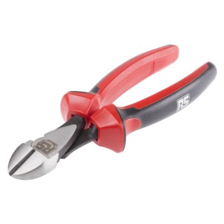 RS PRO Side Cutter Diagonal Cutter 180mm Steel Jaw DuoTech Soft Grip Bi-Metal Handle 875-5806