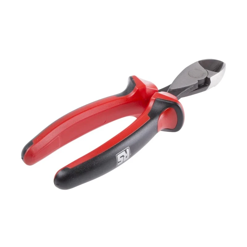 RS PRO Side Cutter Diagonal Cutter 180mm Steel Jaw DuoTech Soft Grip Bi-Metal Handle 875-5806