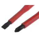 RS PRO Phillips and Slotted Insulated Screwdriver Set with Voltage Tester 7-Piece 1000V VDE 875-5812