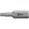 Wera Hex-Plus Screwdriver Bit, 0.25 mm Drive Size, 3 mm Tip, Hex Drive, 25mm Overall Length 05056315001
