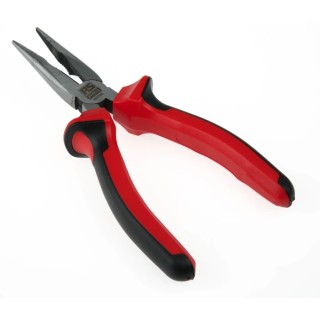 RS PRO Long Nose Plier, Needle Nose, Steel Chrome Finish, Ergonomic Handle, 160mm 875-5809