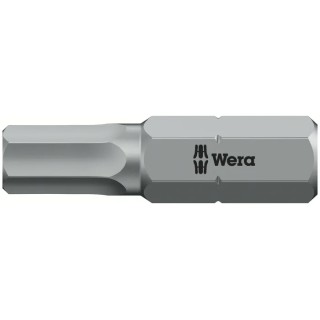 Wera Hex-Plus Screwdriver Bit 0.25 mm Drive Size, 5 mm Head Size, Hex Drive 05056325001