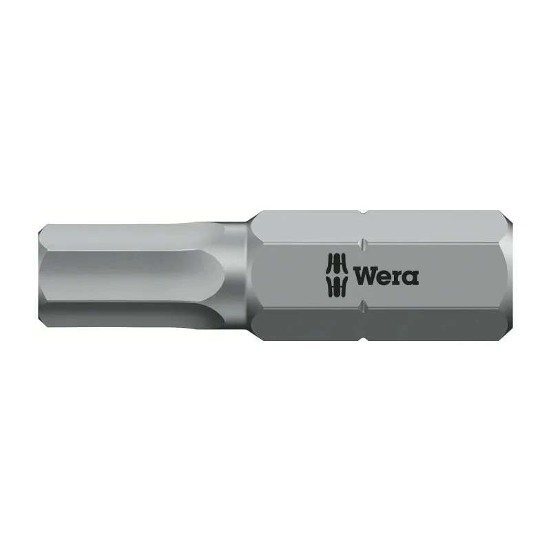 Wera Hex-Plus Screwdriver Bit 0.25 mm Drive Size, 5 mm Head Size, Hex Drive 05056325001