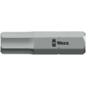 Wera Hex-Plus Screwdriver Bit, 0.25 mm Drive Size, 6 mm Head Size, Hex Drive, 1-Piece 05056330001