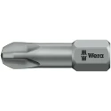 Wera Stainless Steel Chrome Plated PH3 Screwdriver Bit 25 mm Drive Size 05056525001