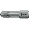 Wera Stainless Steel Chrome Plated PH3 Screwdriver Bit 25 mm Drive Size 05056525001