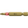 Wera Screwdriver Bit 1/4" Drive Size, PH1 Tip, Square Drive, Stainless Steel, 200 mm Overall Length 05059540001