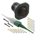 Amphenol Limited D38999 Straight 13 Way MIL Spec Circular Connector Female Green Shell Size 11 Quick D38999/24WB35SN