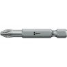 Wera Screwdriver Bit, 1/4 in Hex Drive, PH2 Tip Stainless Steel Chrome Plated 05059810001