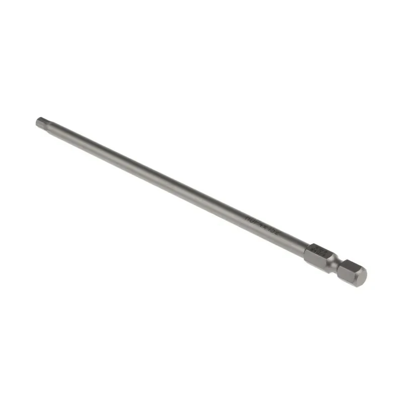 Wera Hex Screwdriver Bit, 4 mm Tip, 1/4 in Drive, Hex Drive, 152 mm Overall Length 05059634001