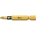 Wera Screwdriver Bit with 1/4 in Hex Drive, PZ1 Pozidriv Tip, 50 mm Length 05059900001
