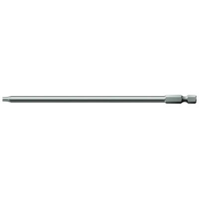 Wera Screwdriver Bit Hex Drive 6.35 mm Tip T25 Size, 152 mm Overall Length 05060199001