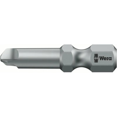 Wera Tri-Wing Screwdriver Bit, 0.31 mm Tip, TW7 Size, Hex Drive, 35mm Overall Length 066792