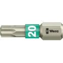 Wera Screwdriver Bit Stainless Steel 6.35 mm Hex Drive T20 Tip 25 mm Overall Length 05071034001