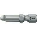 Wera Screwdriver Bit Tri-Wing TW8 Size, 0.31 mm Hex Drive, Plastic and Stainless Steel 066794