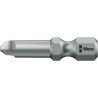 Wera Screwdriver Bit Tri-Wing TW8 Size, 0.31 mm Hex Drive, Plastic and Stainless Steel 066794