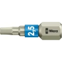 Wera Hex Screwdriver Bit Stainless Steel 2.5 mm Tip, 1/4 in Drive, 25mm Overall Length 05071072001