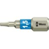 Wera Hex Screwdriver Bit Stainless Steel 1.5 mm Size, 6.35 mm Drive, 25 mm Length 05071070001