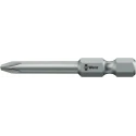 Wera Screwdriver Bit Phillips Drive, 1/4 in Hex Drive, PH1 Size, 50 mm Length 05135532001