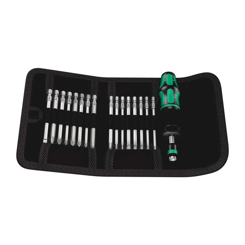 Wera Torque Screwdriver Hexagon Hex-Plus Phillips Pozidriv Slotted Torx Bit Set 1.2 To 3 Nm 05059293001