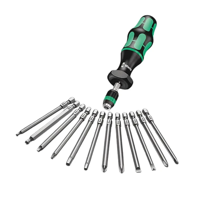 Wera Torque Screwdriver Hexagon Hex-Plus Phillips Pozidriv Slotted Torx Bit Set 1.2 To 3 Nm 05059293001