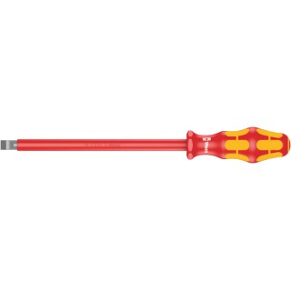 Wera Insulated Screwdriver 200 mm Blade VDE/1000V Approved, 112 mm Overall 05006140001